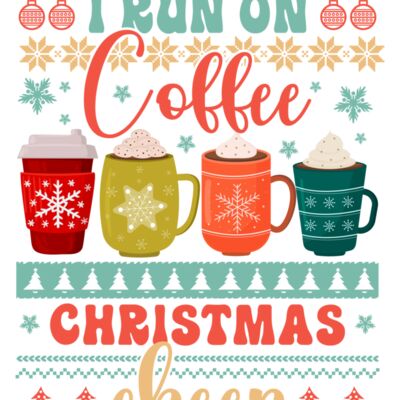 I run on coffee christmas cheer Thumbnail